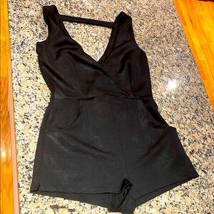 Elegant free people Black Women's Romper
